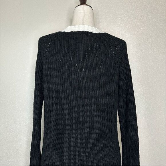 Forever 21 Women’s Colorblock Front Button Long Sleeves Cardigan - Picture 9 of 13